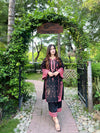 Heavy Embroidered Dhanak 3-Piece Suit