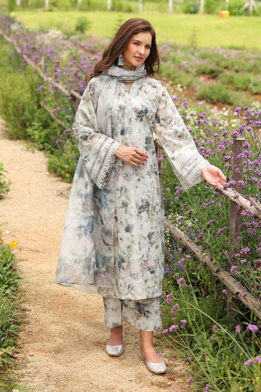 aroque Most Demanding Edition: Embroidered Khaddar 3-Piece Suit