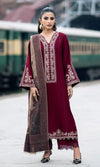 Dhanak 3-Piece Embroidered Suit