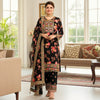 Luxury 3-Piece Unstitched Embroidered Ensemble