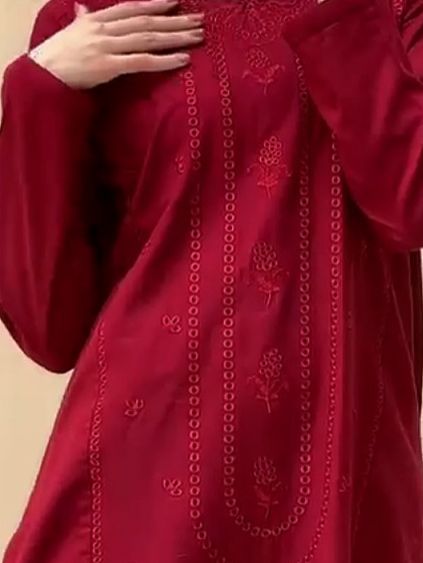 DHANAK 2PC EMBROIDERED