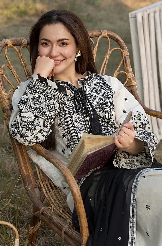 Qalamkar Dhank Edition (3-Piece Unstitched)