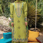 Dhanak Embroidered Suit with Printed Pashmina Wool Shawl (3-Piece Winter Collection)