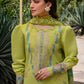 Dhanak Embroidered Suit with Printed Pashmina Wool Shawl (3-Piece Winter Collection)