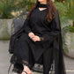 Embroidered Dhanak Suit - 3PC Winter Wear with Fully Embroidered Shawl & Patches