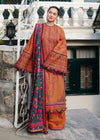 Hussain Rehar Premium Dhanak 3PC Heavy Embroidered Suit with Pashmina Shawl