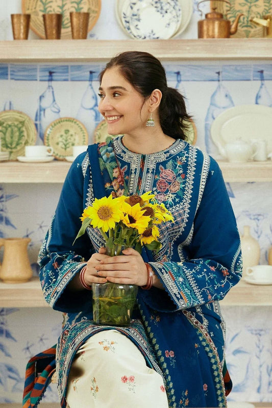 Dhanak 3-Piece Embroidered Suit