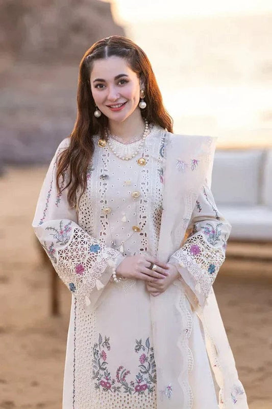 3-Piece Heavy Embroidered Suit (Unstitched)