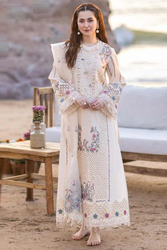 3-Piece Heavy Embroidered Suit (Unstitched)