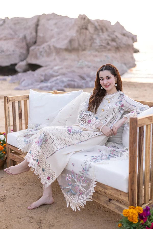 3-Piece Heavy Embroidered Suit (Unstitched)