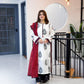 UMZAY 3PC Premium Air-Jet Lawn Suit: Heavy Embroidery with Bember Chiffon Embroidered Dupatta