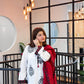UMZAY 3PC Premium Air-Jet Lawn Suit: Heavy Embroidery with Bember Chiffon Embroidered Dupatta