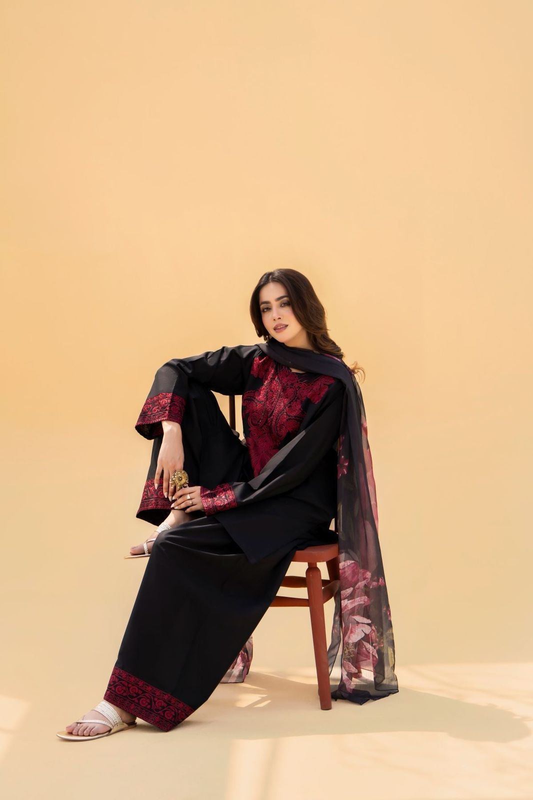 LAAM's Most Demanding Edition: 3PC Unstitched Dhanak Suit with Digital Print Dupatta