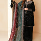 AZMIN Unstitched Replica Velvet Formal Suit with Sequence Work