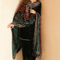 AZMIN Unstitched Replica Velvet Formal Suit with Sequence Work