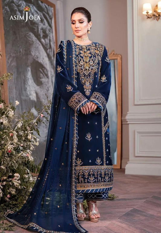 Makhmal Royal Velvet 3Pc Suit