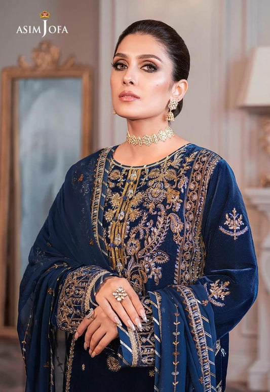 Makhmal Royal Velvet 3Pc Suit