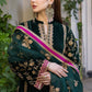 LULUSAR Inspired Unstitched Chiffon Suit with Raw Silk Trouser &amp; Inner (55" Length