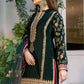 LULUSAR Inspired Unstitched Chiffon Suit with Raw Silk Trouser &amp; Inner (55" Length