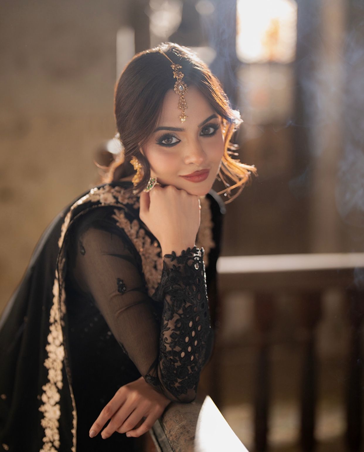 Azure Chiffon Embroidered Unstitched Collection Suit