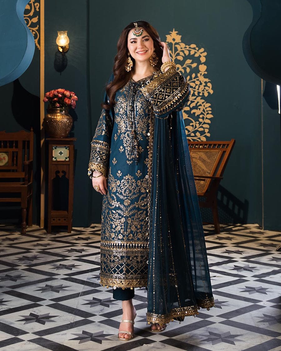 Embroidered with Delicate Sequin Work 3 pcs