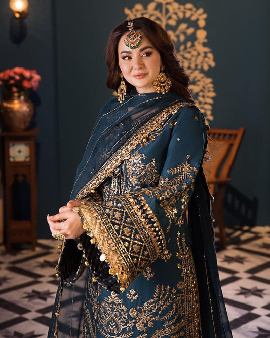 Embroidered with Delicate Sequin Work 3 pcs