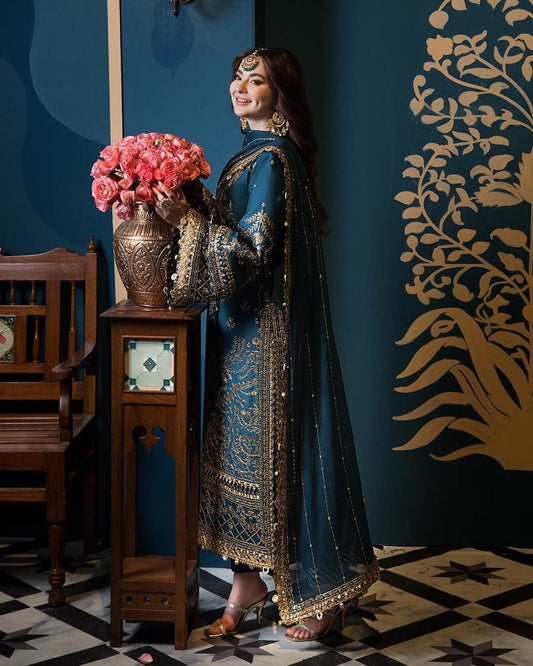 Embroidered with Delicate Sequin Work 3 pcs