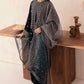 uxury 3-Piece Unstitched Velvet Ensemble