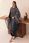 uxury 3-Piece Unstitched Velvet Ensemble