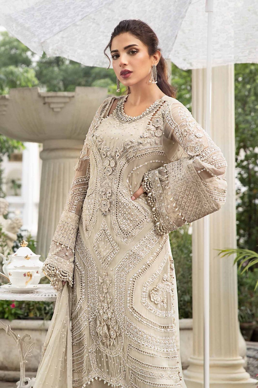 3-Piece Chiffon Suit