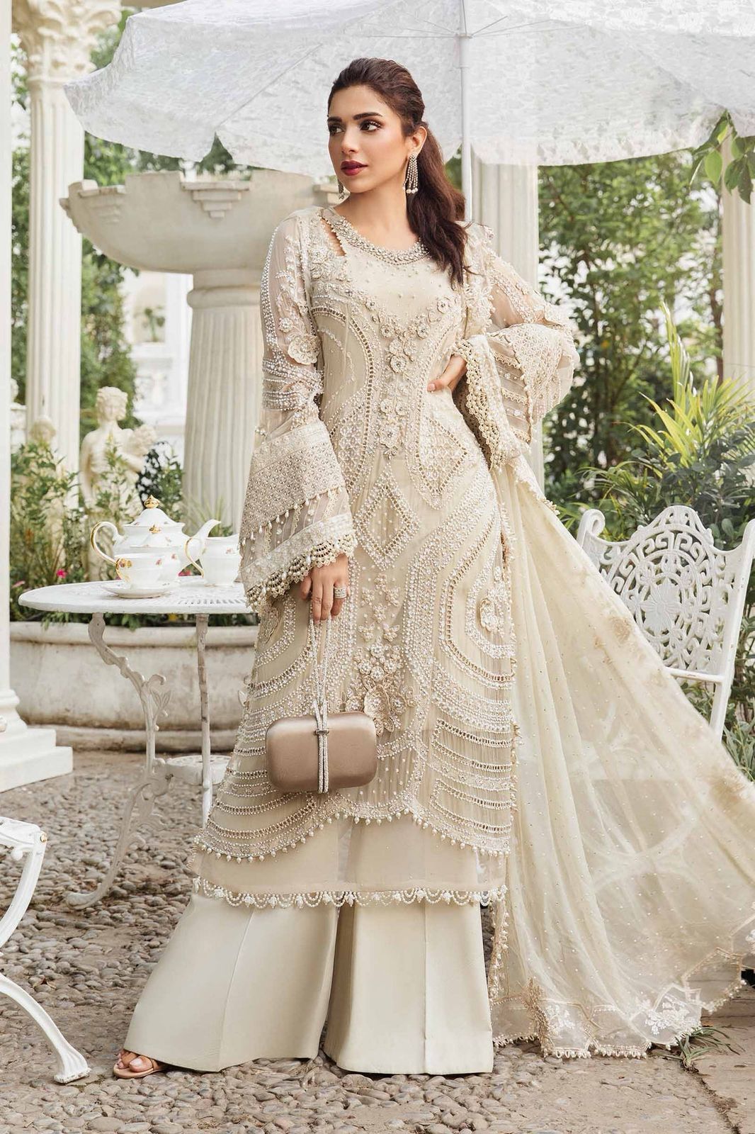3-Piece Chiffon Suit