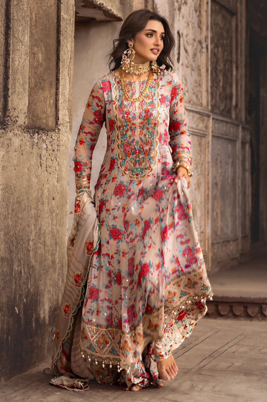 harizma Unstitched Formal Replica Suit.
