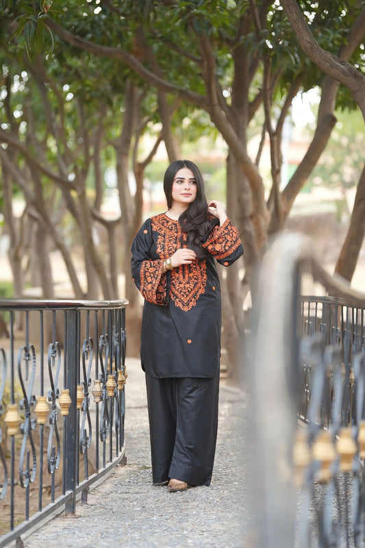 LAAM's Most Demanding Edition Dhanak Suit with Digital Print Dupatta