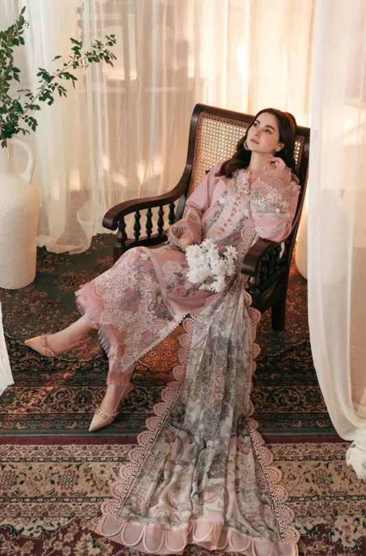 Qalamkar Dhank Edition with Printed Shawl