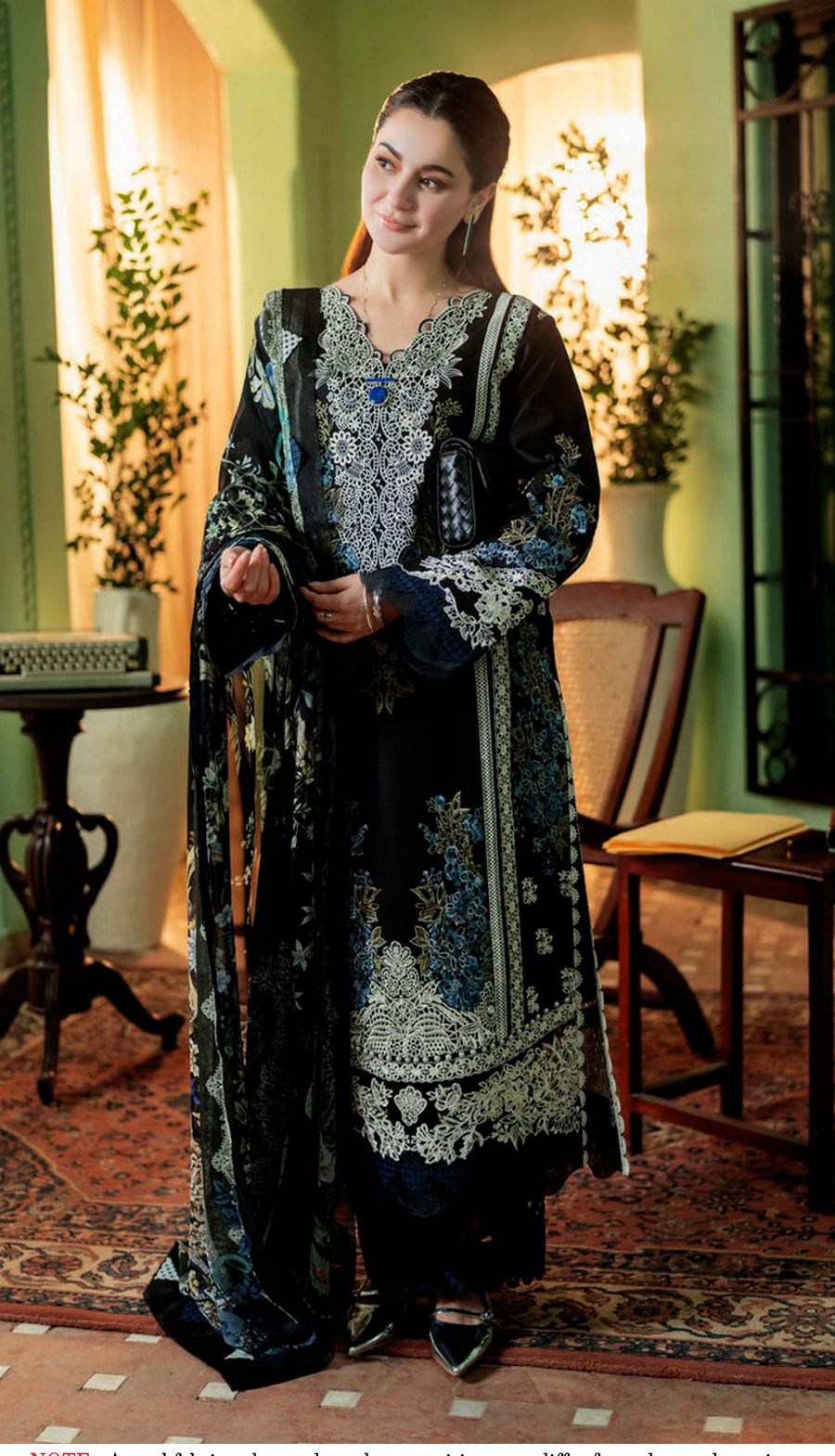 3 Pcs Suit (Shirt, Dupatta/Shawl, Trouser)